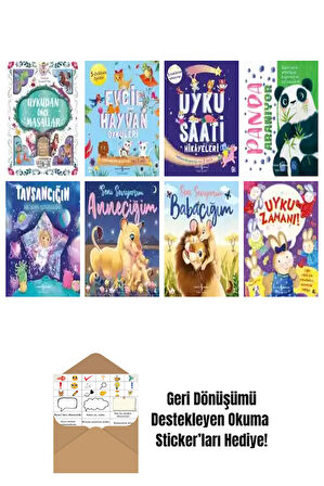 Stephanie Moss 8 Kitap Seti + Okuma Sticker'ları