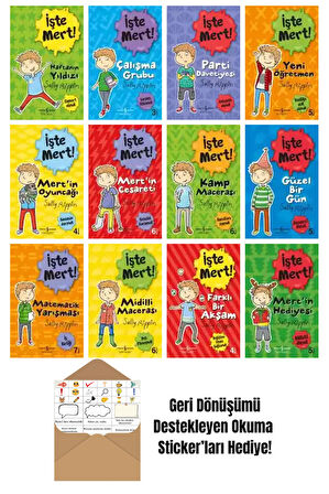 Stephanie Spartels 12 Kitap Seti + Okuma Sticker'ları