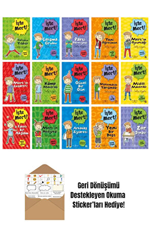 Stephanie Spartels 15 Kitap Seti + Okuma Sticker'ları