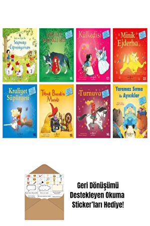 Stephen Cartwright 8 Kitap Seti + Okuma Sticker'ları