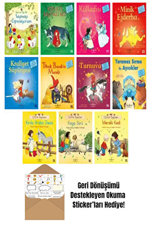 Stephen Cartwright 11 Kitap Seti + Okuma Sticker'ları