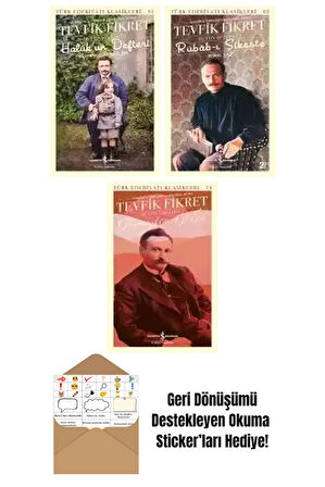 Tevfik Fikret 3 Kitap Seti + Okuma Sticker'ları
