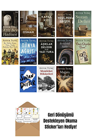 Ayfer Tunç 13 Kitap Seti + Okuma Sticker'ları