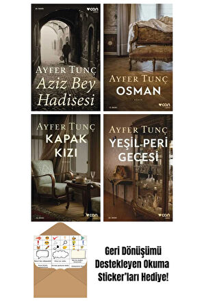 Ayfer Tunç 4 Kitap Seti + Okuma Sticker'ları