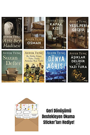 Ayfer Tunç 8 Kitap Seti + Okuma Sticker'ları
