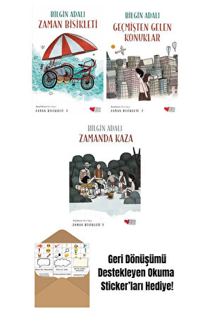 Bilgin Adalı 3 Kitap Seti + Okuma Sticker'ları