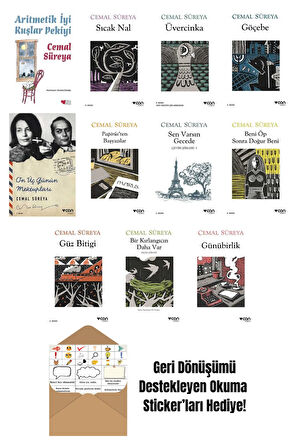 Cemal Süreya 11 Kitap Seti + Okuma Sticker'ları