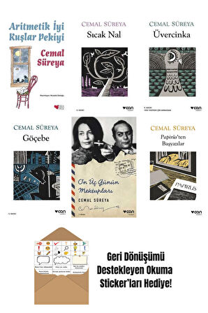 Cemal Süreya 6 Kitap Seti + Okuma Sticker'ları
