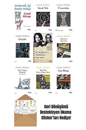 Cemal Süreya 9 Kitap Seti + Okuma Sticker'ları