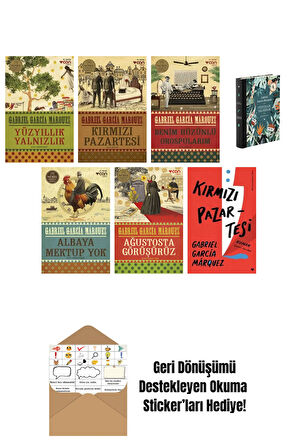 Gabriel García Márquez 7 Kitap Seti + Okuma Sticker'ları