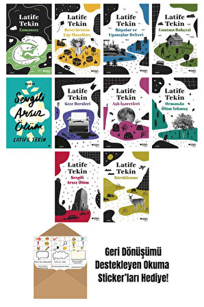 Latife Tekin 10 Kitap Seti + Okuma Sticker'ları