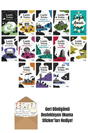 Latife Tekin 13 Kitap Seti + Okuma Sticker'ları