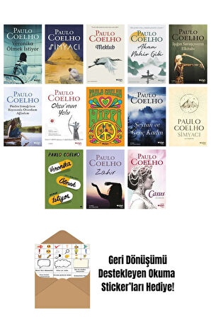 Paulo Coelho 13 Kitap Seti + Okuma Sticker'ları