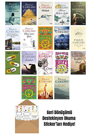 Paulo Coelho 18 Kitap Seti + Okuma Sticker'ları