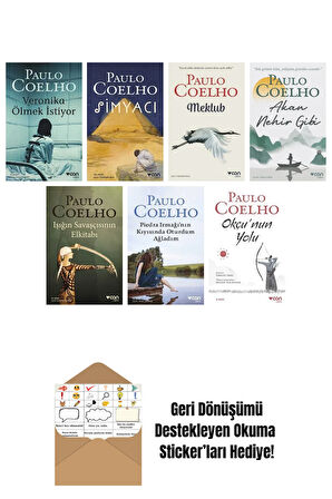 Paulo Coelho 7 Kitap Seti + Okuma Sticker'ları