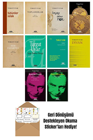 Turgut Uyar 10 Kitap Seti + Okuma Sticker'ları