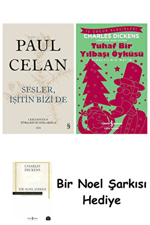 Sesler, İşitin Bizi de (Ciltli) + Tuhaf Bir Yılbaşı Öyküsü + Bir Noel Şarkısı