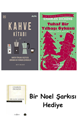 Kahve Kitabı (Ciltli) + Tuhaf Bir Yılbaşı Öyküsü + Bir Noel Şarkısı