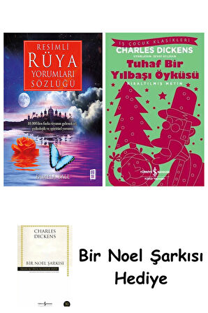 Resimli Rüya Yorumları Sözlüğü (Ciltli) + Tuhaf Bir Yılbaşı Öyküsü + Bir Noel Şarkısı