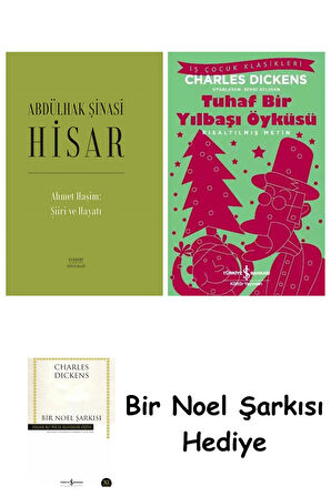 Ahmet Haşim: Şiiri ve Hayatı (Ciltli) + Tuhaf Bir Yılbaşı Öyküsü + Bir Noel Şarkısı
