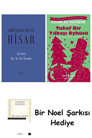 Aşk İmiş Her Ne Vâr Âlemde (Ciltli) + Tuhaf Bir Yılbaşı Öyküsü + Bir Noel Şarkısı