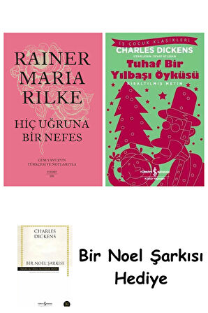 Hiç Uğruna Bir Nefes (Ciltli) + Tuhaf Bir Yılbaşı Öyküsü + Bir Noel Şarkısı