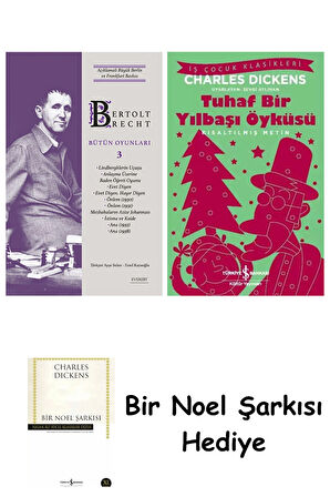 Bertolt Brecht - Bütün Oyunları 3 (Ciltli) + Tuhaf Bir Yılbaşı Öyküsü + Bir Noel Şarkısı