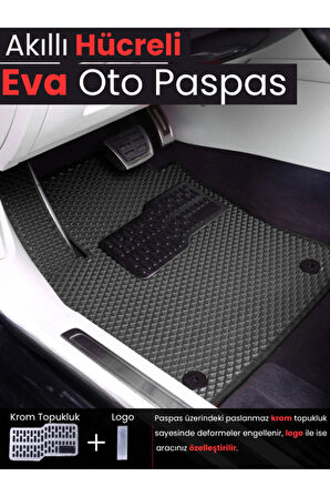 BMW-X3-E83-(2003-2010) İÇİN EVA İÇ PASPAS TAKIMI (METAL TOPUKLUK DAHİL)