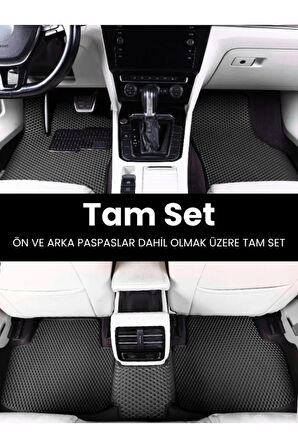 MAZDA CX-3-(2015-2022) İÇİN EVA İÇ PASPAS TAKIMI (METAL TOPUKLUK DAHİL)
