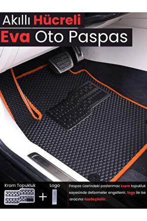 RENAULT-CAPTUR 2-(2020-2023) İÇİN EVA İÇ PASPAS TAKIMI (METAL TOPUKLUK DAHİL)