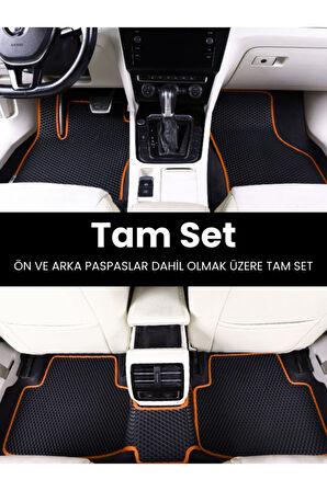 VOLKSWAGEN-AMAROK-(2010-2022) İÇİN EVA İÇ PASPAS TAKIMI (METAL TOPUKLUK HARİÇ)