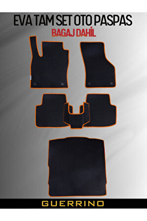 VOLKSWAGEN-CADDY-(2011-2020) İÇİN EVA FUL PASPAS TAKIMI (METAL TOPUKLUK HARİÇ)