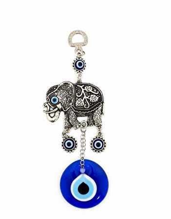 Nazar Boncuğu Tekli Fil Askılık