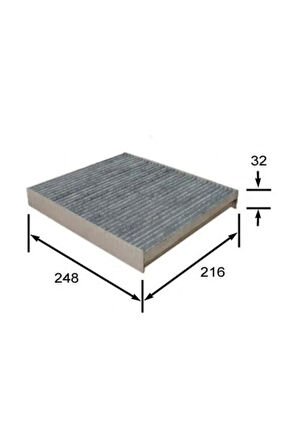 SCA511-POLEN Filtresi Polo 07 Corodoba-Ibıza Iv 02-09 Ibıza V 09 1.2-1.4-1.4 16V-1.4TDI