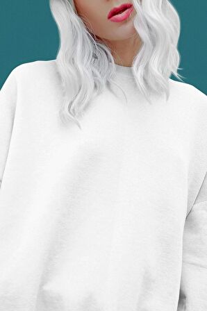 Unisex Pamuklu Oversize Sweatshirt