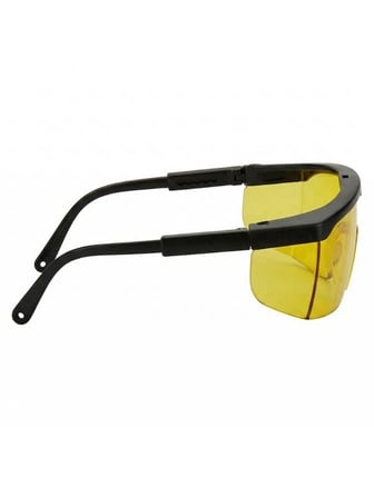Buğulanmaz Siyah Koruyucu Çapak Gözlük Sarı
