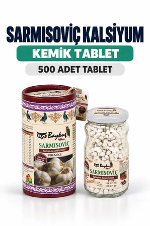 Sarmısoviç Sarımsak Tableti 500 Adet