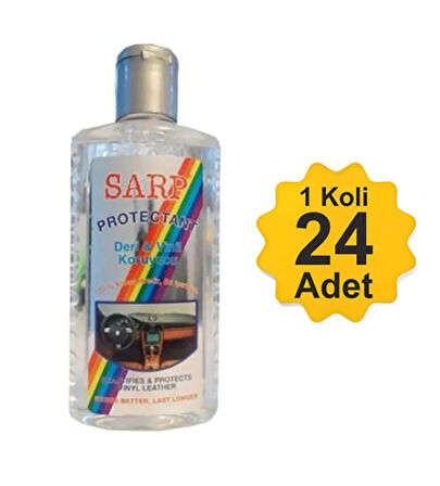 SARP Protectant Deri - Vinil Koruyucu Lastik Parlatıcı Jel 200mL 1 KOLİ 24 ADET