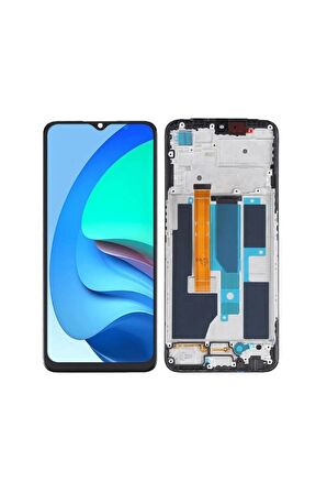 OPPO A55 UYUMLU LCD DOKUNMATİK EKRAN ÇITALI SİYAH(TAMİR SETİ HEDİYELİ)