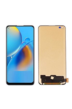 OPPO RENO 5 LITE UYUMLU LCD DOKUNMATİK EKRAN ÇITASIZ SİYAH (TFT)(TAMİR SETİ HEDİYELİ)