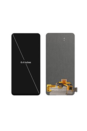 OPPO RENO UYUMLU LCD DOKUNMATİK EKRAN ÇITASIZ SİYAH ( PCAM00 / PCAT00 / CPH1917 )(TAMİR S. HEDİYELİ)