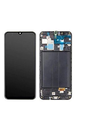 SAMSUNG A30 A305 UYUMLU LCD DOKUNMATİK EKRAN ÇITALI SİYAH (INCELL)