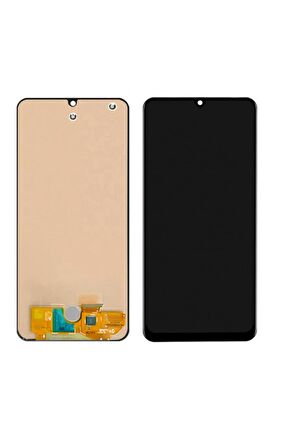 SAMSUNG M22 M225 UYUMLU LCD DOKUNMATİK EKRAN ÇITASIZ SİYAH