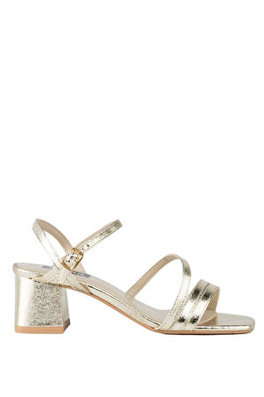 Stato Kadın Topuklu Sandalet Gold