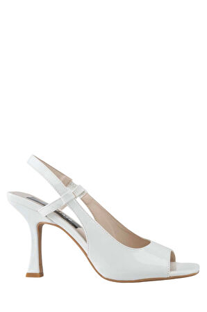 Stato Beyaz Topuklu Ayakkabı