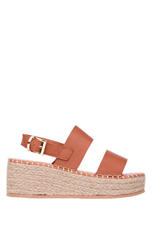 Stato Kalın Taban Kadın Sandalet Taba