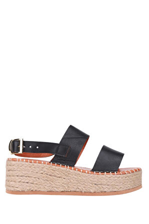 Stato Kalın Taban Kadın Sandalet Siyah