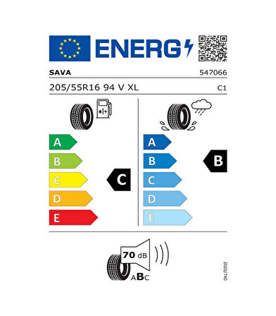 Sava 205/55R16 94V Intensa Hp2 XL Yaz Lastiği 2024