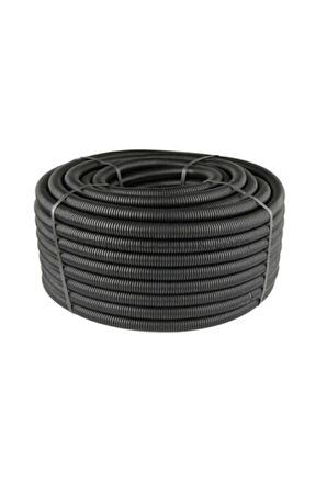 40'lık Plastik Spiral Boru Siyah (25 metre)