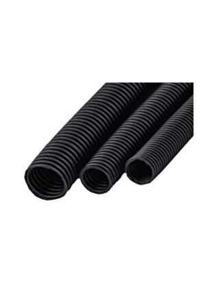 40'lık Plastik Spiral Boru Siyah (25 metre)